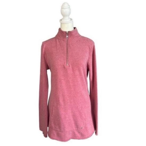 Victoria's Secret Tops - Victoria’s Secret Pink 1/4 zip with metal wings pull tab. Size medium